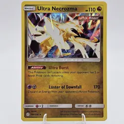 Pokemon TCG Ultra Necrozma 164/236 Holo Rare Cosmic Eclipse Pokemon Card Near Nm - Image 1