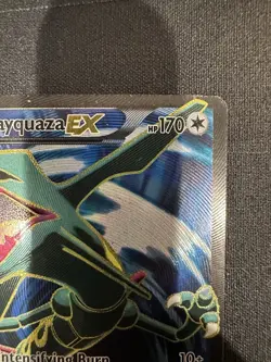 Rayquaza EX (Full Art) 104/108 Roaring Skies XY Holo Pokemon Card TCG - Image 2
