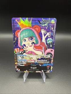 Bandai One Piece CCG Sugar Alt Leader Royal Blood Holo OP10-003 Foil Card - Image 1