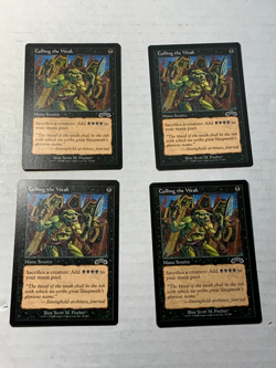 Culling the Weak X4 Exodus LP/MP - magic MTG / Play Set 4x - Image 1