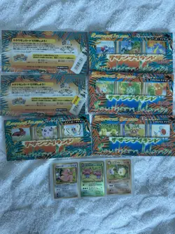 Pokemon Japanese Southern Islands Set 18 / 3 extra Cards Rainbow/Tropical - Image 2