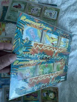 Pokemon Japanese Southern Islands Set 18 / 3 extra Cards Rainbow/Tropical - Image 3