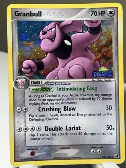 Granbull 39/115 Unseen Forces STAMPED Reverse Holo Pokemon Card - Image 1