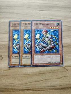 Yu-Gi-Oh! - D.D. Warrior 3X - Complete Playset Of Cards - Image 1