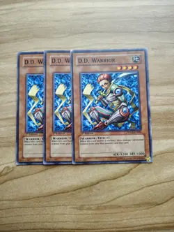 Yu-Gi-Oh! - D.D. Warrior 3X - Complete Playset Of Cards - Image 1
