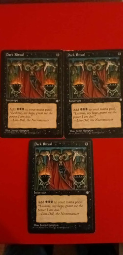 3x Dark Ritual ~ ICE AGE ~ Magic the Gathering ~ MTG ~ LP/HP - Image 1