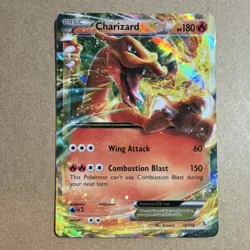 Pokemon Charizard EX Ultra Rare Holo 12/106 Flashfire Basic 2014 Card - Image 1