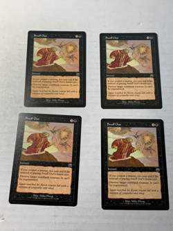 4x Snuff Out Mercadian Masques LP/MP Common MTG Magic the Gathering - Image 1
