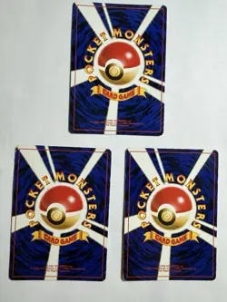2000 Hitmontop Pokemon Movie Promo Japanese x3 Lot MP Vintage Cards No.237 - Image 2
