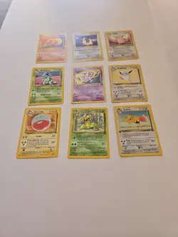 9 Vintage Pokemon Card Lot 1st Edition Dodrio Also Nidoqueen Flareon Wigglytuff - Image 2