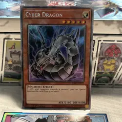 Cyber Dragon Platinum Secret Rare Card RA03-EN155 NM - Image 1