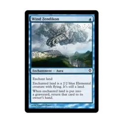 WOTC MtG Worldwake Wind Zendikon (C) (x4) NM - Image 1