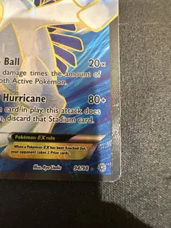Lugia EX (94 Full Art) 94/98 XY Ancient Origins Holo Pokemon Card - Image 3