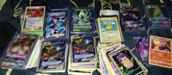 Pokemon TCG Mixed Card Lot Pikachu Charizard Eevee Groudon Lycanroc GX VMAX Foil - Image 2
