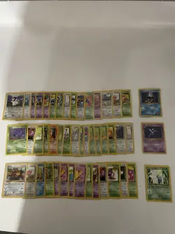 Lot of 600+ Vintage Pokemon Cards Sorted Base (Unlimited) Bulk Lot Set - MP - Image 1
