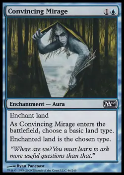 Magic the Gathering MTG Convincing Mirage (46) Magic 2010 LP - Image 1