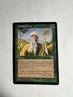 Worldly Tutor Mirage Regular Mtg Magic The Gathering Good Condition - Image 1