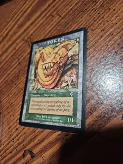 MTG Magic the Gathering Saproling Token Invasion (INV) Magic Player Rewards LP - Image 1