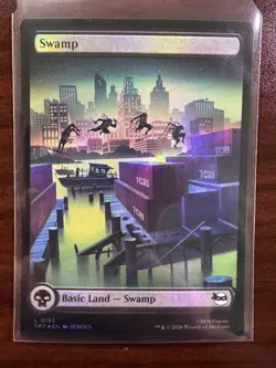 MTG Teenage Mutant Ninja Turtles Foil #0193 Swamp - Land - Image 1