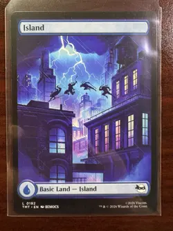 MTG Teenage Mutant Ninja Turtles #0192 Island - Land - Image 1