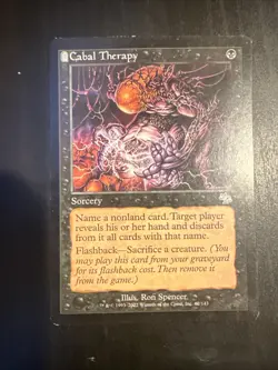 Magic The Gathering Judgment Cabal Therapy #62/143 MTG TCG CCG - Image 1