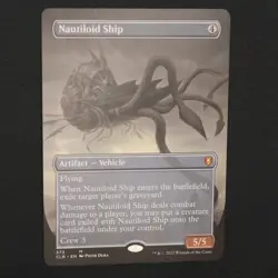 Nautiloid Ship Borderless MTG Baldurs Gate Mythic 373 NM - Image 1