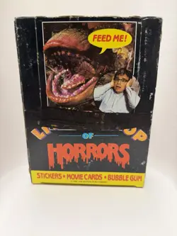 1986 Topps Little Shop Of Horrors Box 36 Unopened Packs - Image 1