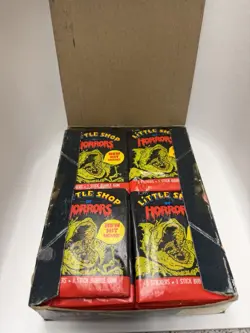 1986 Topps Little Shop Of Horrors Box 36 Unopened Packs - Image 2