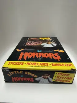 1986 Topps Little Shop Of Horrors Box 36 Unopened Packs - Image 4