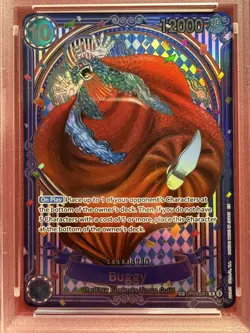 2026 ONE PIECE OP14-EB04-THE AZURE SEA'S SEVEN 3RD ANV-SILVER #051 BUGGY PSA 10 - Image 3