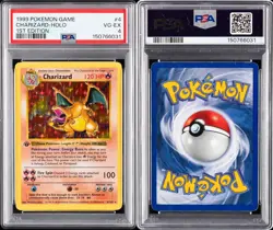 1999 POKEMON BASE SET 1ST EDITION #4 CHARIZARD-HOLO PSA 4 - Image 3