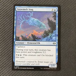 Snowmelt Stag 0057 MTG Tarkir: Dragonstorm Near Mint (NM) - Image 1