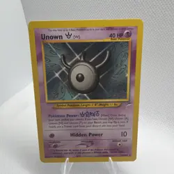 Unown [W] 29/105 - Neo Destiny Unlimited - Regular 2002 Pokemon WOTC - MP - Image 1