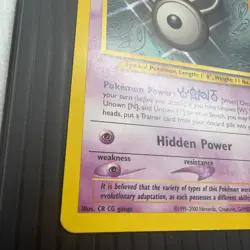 Unown [W] 29/105 - Neo Destiny Unlimited - Regular 2002 Pokemon WOTC - MP - Image 5