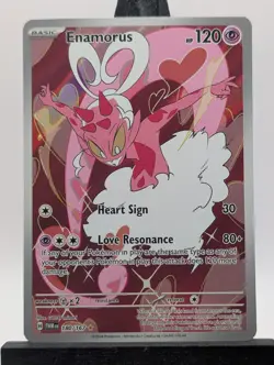 Pokemon Enamorus 180/167 Sv06: Twilight Masquerade Illustration Rare Holo - Image 1