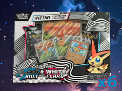 Pokemon Victini Illustration Collection Black Bolt and White Flare (x6) - Image 1