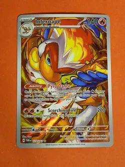 Pokemon Twilight Masquerade Infernape 173/167 Illustration Rare - Image 1