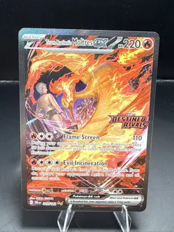 Pokemon Team Rocket's Moltres ex - Destined Rivals Stamped Promo 229/182 NM - Image 2
