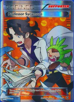 Professor Sycamore - 114/114 - Full Art Ultra Rare DMG, English Pokemon Steam Si - Image 1