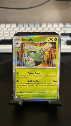 Sinistcha 022/167 Rare Twilight Masquerade Pokemon Holo LP - Image 1