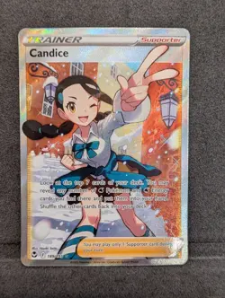 Candice (Full Art) 189/195 Pokemon SWSH12: Silver Tempest Holo Ultra Rare NM - Image 1