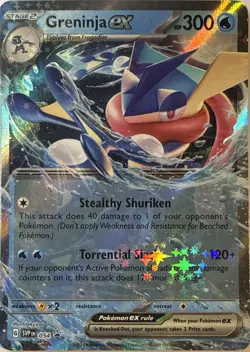Greninja ex 054 Holo Promo Scarlet & Violet Promo Pokemon Near Mint - Image 1