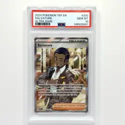 Pokemon TCG Salvatore 202/162 Ultra Rare Temporal Forces PSA 10 Gem Mint - Image 1
