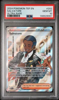 Pokemon TCG Salvatore 202/162 Ultra Rare Temporal Forces PSA 10 Gem Mint - Image 2