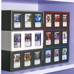 Trading Card Storage Box for Commander Display, 1800+ MTG Deck Box - Image 4