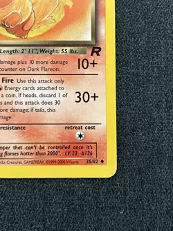Pokemon TCG Dark Flareon 35/82 Team Rocket Regular Lightly Played - Image 5