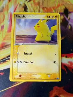 Pikachu 6/10 HP-DMG Non Holo EX Trainer Kit Latios 2004 Pokemon TCG - Image 1