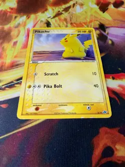 Pikachu 6/10 HP-DMG Non Holo EX Trainer Kit Latios 2004 Pokemon TCG - Image 2