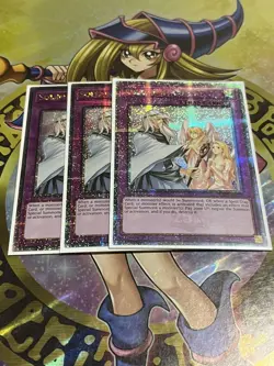 Yugioh! 3x NM Solemn Warning (Quarter Century Secret Rare) RA02-EN078 - Image 1