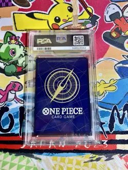 PSA 7 Monkey D. Luffy One Piece English 1st Anniversary Set ST10-006 - Image 2